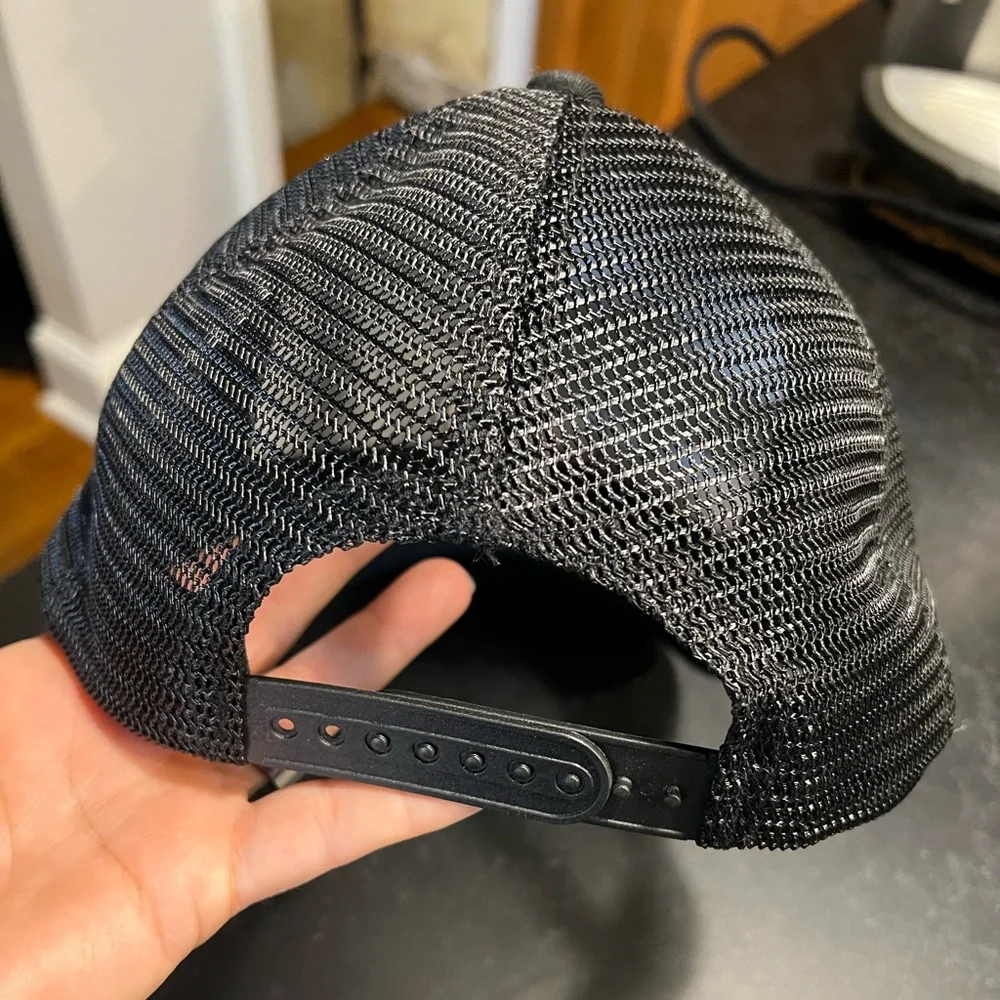 ALO Yoga District Black Trucker Hat - Picture 2 of 4